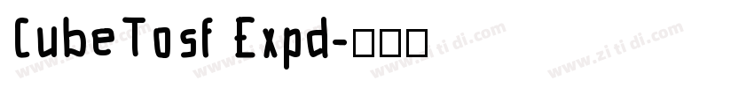 CubeTosf Expd字体转换